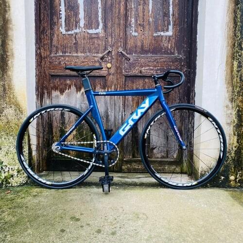 Track Bike Fixie Bicycle With Aluminum Alloy Frame 52cm 55cm INTR07 Wheelset Single Speed Bicycle 700C Fixed Gear Bike