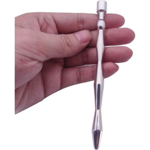 13.5*0.8cm Stainless Steel Penis Urethral Plug Catheter Male Dilator Erotic Adult Bdsm Insert Delay Ejuaculation Urethral Plug