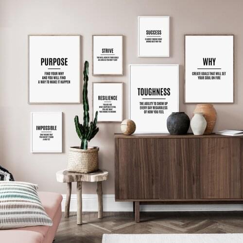 Success Start Now Motivational Quote Poster Gym Inspirational Wall Art Canvas Painting Wall Pictures for Living Room Home Decor