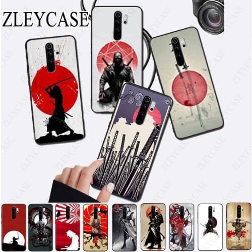 Japan The samurai Ninja Phone Case for redmi note8pro note7 note5 note6pro 7 7A 8 8A Note8T note9s note9pro Cellphones