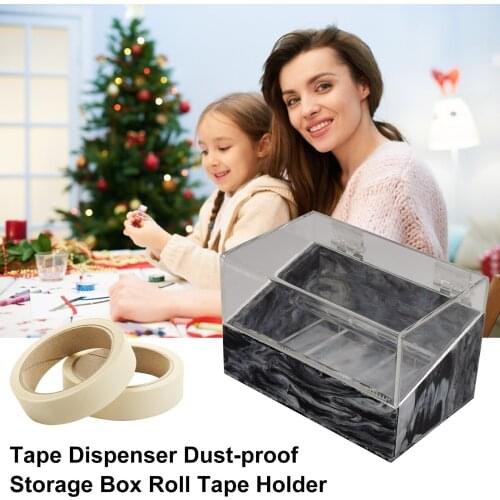 Dust-proof Eyelash Tape Masking Tape Cutter Tape Storage Organizer Cutter Multi-grid Tape Storage Box False Eyelash Tape Tool