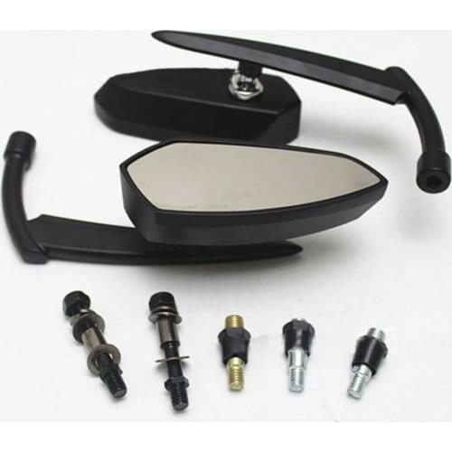 Motorcycle Rear Side View Mirrors Universal Rearview Mirror Fit For Street Bike Harley Motorbike Accessories