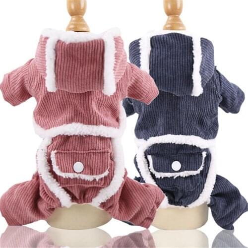 Winter Pet Dog Clothes For Dogs Overalls Pet Jumpsuit Puppy Cat Clothing For Dog Coat Thick Pets Dogs Clothing Chihuahua York