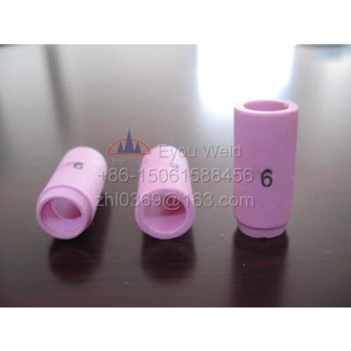10pcs 13N10 6# Nozzle For Welding Torch WP9 WP20 - ceramic TIG Welding Consumables WP-9 WP-20