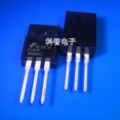 100% New&original FQPF3N80C 3N80C 3N80 3A/800V TO220F BOM