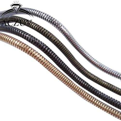 20m Lot 4mm and 6mm Optional Snake Chain Bracelet Necklace Chains Findings Shoulder Bag Purse Chain Handbag Hardware Accessories