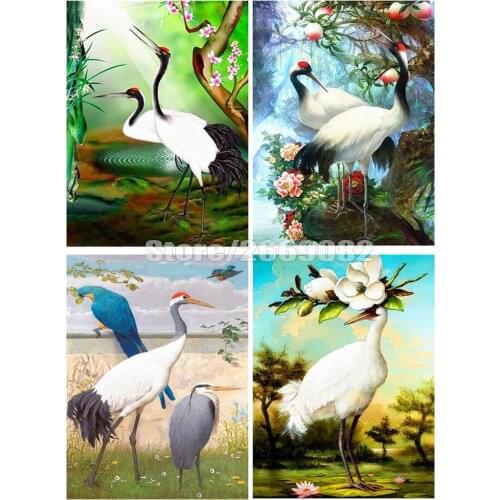 5D Diamond Painting Birds Embroidery Animal Cross Stitch Full Drill Square Gift Home Decor Handicrafts Diy Rhinestones TT1857