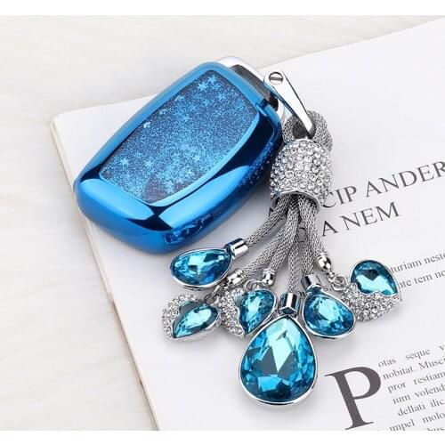 Quicksand TPU Car KEY CASE COVER FOR HYUNDAI TUCSON IX35 SOLARIS i25 i30 MISTRA ACCENT car key bag smart key Auto Accessories