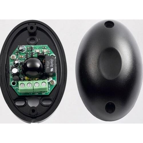 Black Photoelectric Infrared Detector Single Beam Alarm Infrared Sensor as Home Door Security System