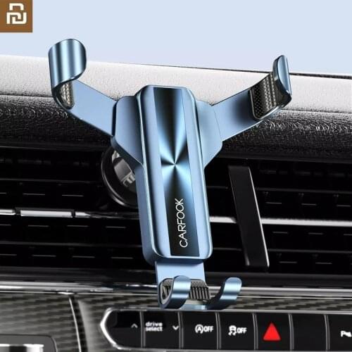Youpin CARFOOK Car Air Outlet Mobile Phone Alloy Holder Magnetic Structure One-handed operation for IPhone Xiaomi Huawei Samsung