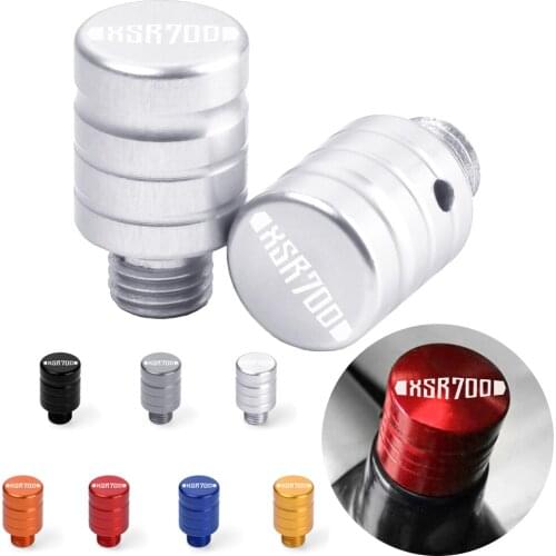 For Yamaha XSR700 XSR 700 XSR-700 M10*1.25 Yamaha Motorcycle Mirror Hole CNC Aluminum Blanking Plugs Screws Anodic Oxidation