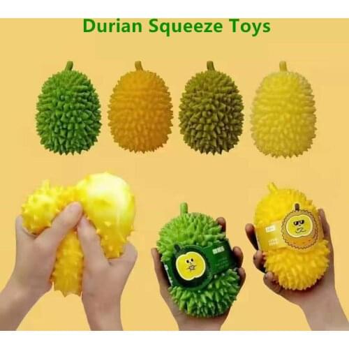 Durian Vent Squeeze Toys Creative Stress Relief Decompression Sensory Durian Ball Gifts for Adults Children Autism Hand 2021 New
