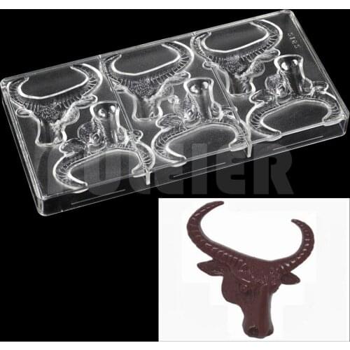 Bullfighting Festival Ngau Tau Forms chocolat mold,DIY Kitchen gadgets polycarbonate chocolate mould,candy chocolate pastry mold