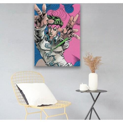 Canvas Pictures Jojo S Bizarre Home Decoration Paintings Japan Anime Role Poster HD Prints Wall Art Modular Living Room Framed