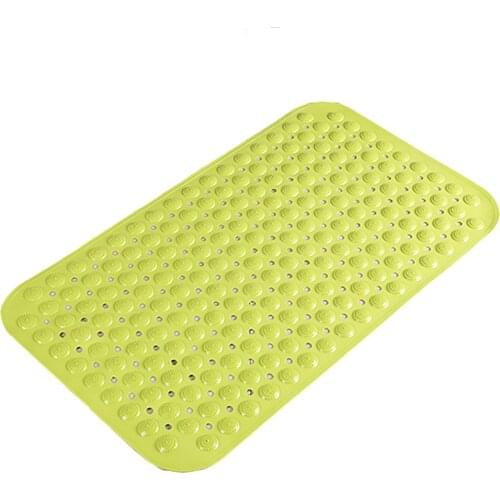 Bathroom carpet Large size Non-slip Strawberry Massage Pad Shower Floral Bathroom Mat with Suction Cup bathroom product Rug