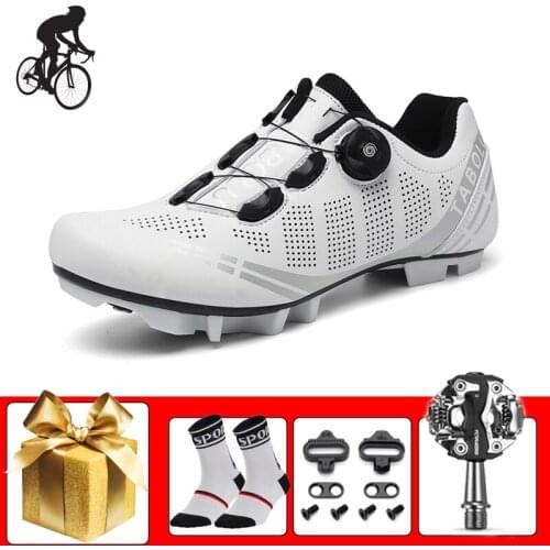 Mountain Bike Shoes Unisex Bicicleta Triatlon Cycling Sneakers Add Spd Pedals Breathable Self-locking Superstar Racing Sport