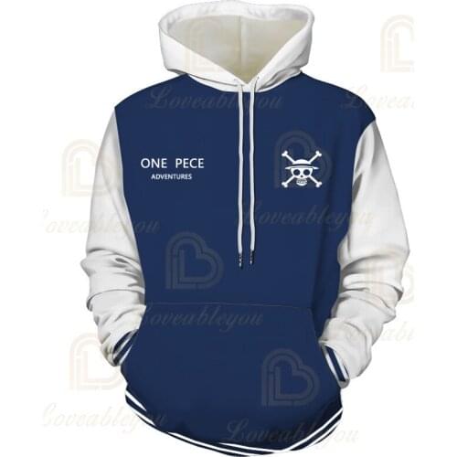 Newest ONE PIECE Whitebeard Pirates Hoodies Portgas D Ace Streetwear Printed Men/women Anime Cartoon Winter Jacket Sweatshirt