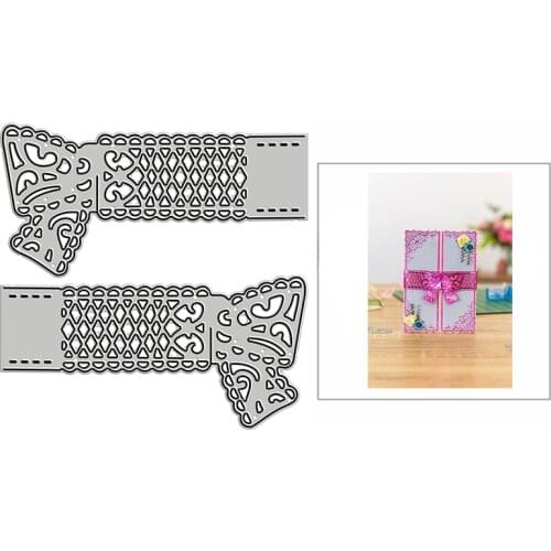 New Lacy Bow Ribbon Craft Embossing Mold 2021 Metal Cutting Dies for DIY Decorative Scrapbooking Album Card Making No Stamps