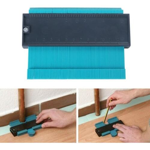 4in Width Plastic Profile Copy Gauge Contour Gauge Duplicator Standard Wood Marking Tool Tiling Laminate Tiles General Tools