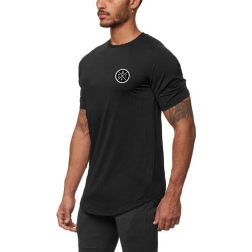 Mesh Breathable T-shirt Mens Short-sleeved Summer Trend Round Neck Quick-drying Ice-sensitive T-shirt Clothes Summer