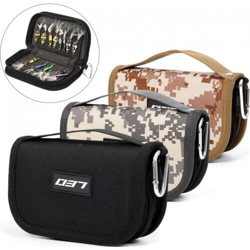 Fishing Lures Bag Spoon Spinner Baits Metal Jig Tackle Hang Storage Case Pesca Outdoor Fishing Accessories Fishing Bags