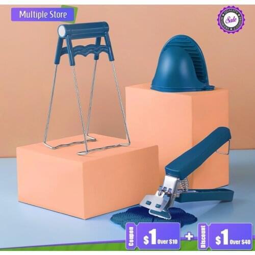 Anti Scalding Heat Insulation Glove Plate Grab Bowl Clip Household Goods For Kitchen Accessories Steam Antiskid Dish Extractor