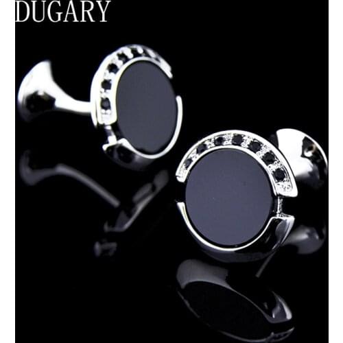Jewelry french shirt cufflink for mens Brand designer Cuffs link Button male crystal High Quality Luxury Wedding Free Shipping