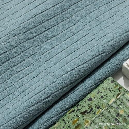 Custom curtains High-quality Simplicity modern Nordic blue Chenille window Texture blackout curtain livingroom bedroom M1080