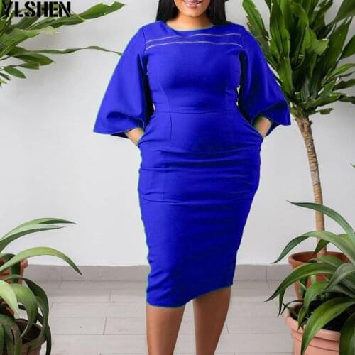 African Dresses for Women 2021 Summer Dashiki Robe Vetement Femme Bodycon Midi Dress African Clothes Africa Fashion for lady