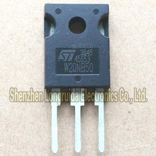 10PCS W20NB50 STW20NB50 TO-247 MOSFET TRANSISTOR 20A 500V
