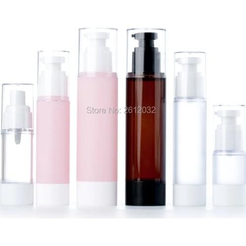 15ML 30ML 50ML 100ML A Airless Lotion Pump Bottle Empty Refillable Spray Perfume bottle Atomizer Travel Vacuum Container