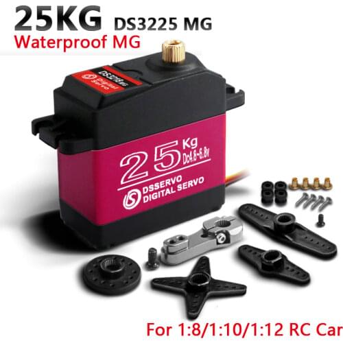 1X DS3225 update servo 25KG full metal gear digital servo baja servo Waterproof servo for baja cars+Free Shipping