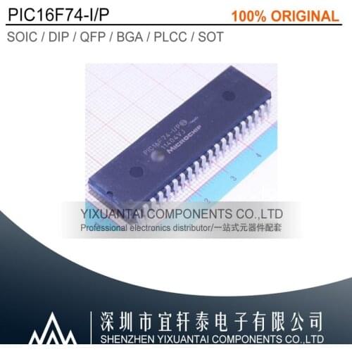 100% original PIC16F74-I/P PIC16F74-I PIC16F74 DIP40