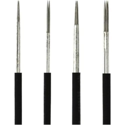50 pcs Permanent Makeup Eyebrow Tattoo 3/5RS Round Needles Microblading Needle 3D Eyebrow Embroidery 3/5RL Fog Round Needle