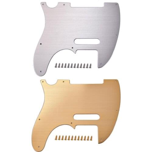 Aluminum 1ply Anti-scratch Pickguard Guard Plate w/h Mounting Screws for Fender TL Guitar Replacement Parts