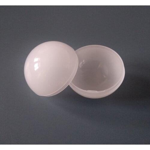 ENAS-35 High quality Led lampshade , PC Ball Covering, Size: 35X17.3mm, Milk Color, Clean surface