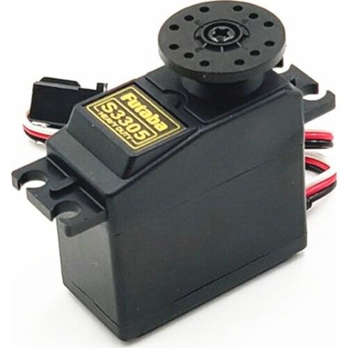 Futaba S3305 Metal Gear Brushless Motor Servo Gasoline Fixed-Wing Drone HV Servo For 90-160 / 26cc-50cc Engine Fixed-Wing Drone