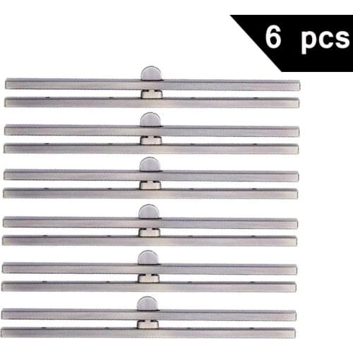 KAOBUY 6PCS 7.48Inch Metal Purse Frame Kiss Clasp Lock With Comfortable Grip, Bag Supplies For Purse Making