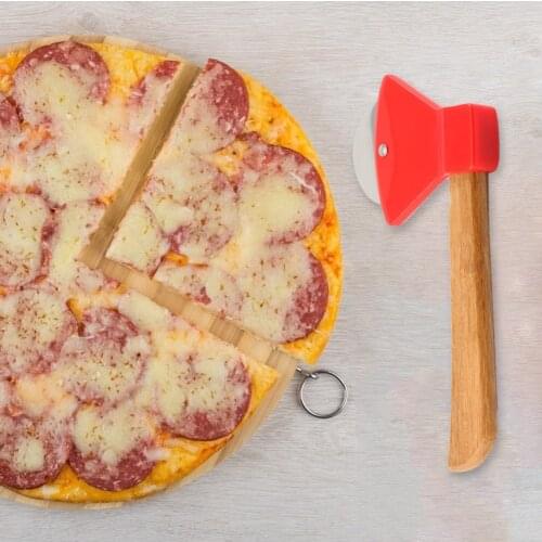 Axe Shaped Pies Pizza Single Wheel Cut Tools Household Waffle Cookies Cake Cutting Knife Kitchen Restaurant Supplies