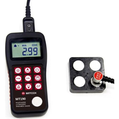 Portable MT190 PE EE two Measurement Ultrasonic Thickness Gauge