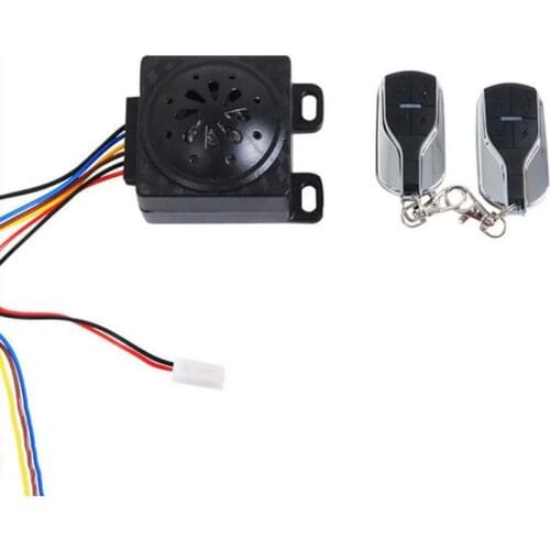 Electric Scooter Alarm system Dual Remote Control Security moped Alarm Accessories Waterproof Bike Alarm 110dB Anti-theft