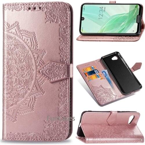 SFor Cover Sharp Aquos R2 Compact Case Flip Leather Case Wallet Case Silicone Cover For Sharp Aquos R2 Compact Phone case