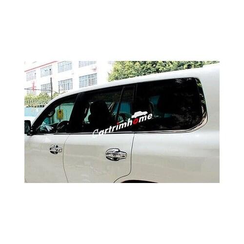 Steel Bottom Window Frame Sill Trim 6pcs for Toyota Land Cruiser LC200 2008-2016