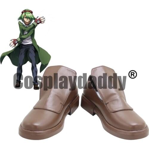 Akame ga Kill! Revolutionary Army Night Raids Capital sub-division Lubbock Lubbo Raba Anime Cosplay Brown Flat Shoes X002