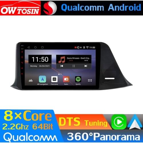 Qualcomm 8Core Android Car Media For Toyota C-HR CHR 2016-2020 GPS 360 Panoramic Radio CarPlay Auto DTS HIFI Optical HDMI WiFi