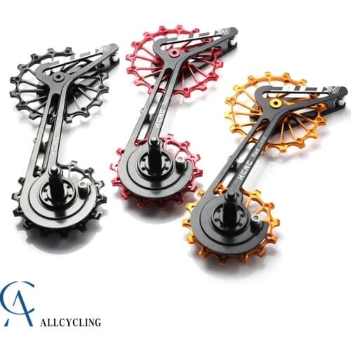 KCNC Road Bicycle Bike Oversized Pulley Cage OSPW For SRAM RED FORCE RIVAL APEX Bike Rear Derailleur Pulley Guide 10S 11S 14-16T