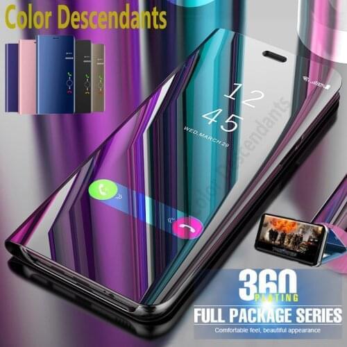 Mirror Flip Case For Samsung Galaxy A10 A20 A20E A30 A40 A50 A30S A50S A60 A70 A80 A90 5G 2019 M10 M20 M30S J4 J6 Plus 2018 Case