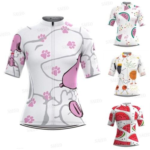 Ropa Ciclismo 2021 Women Cycling Jersey Shirt Summer Bicycle Cycling Clothing Maillot Ciclismo Short Sleeve MTB Bike Jersey Tops