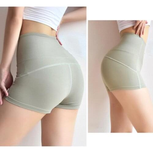 Women Fitness Short Pants Casual Ladies Sports Shorts High Elasticity Quick Dry Women Hip Lift Waist Tight Short Pants for Yoga