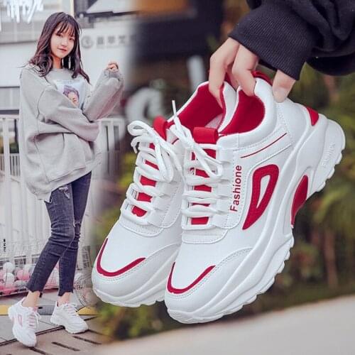 Women Sneakers Retro Old Dad Shoes Comfortable Platform Running Sports Shoe Spring Autumn Casual Height Increase Athletic Shoes